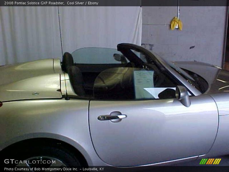 Cool Silver / Ebony 2008 Pontiac Solstice GXP Roadster