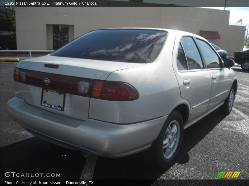 Platinum Gold / Charcoal 1999 Nissan Sentra GXE