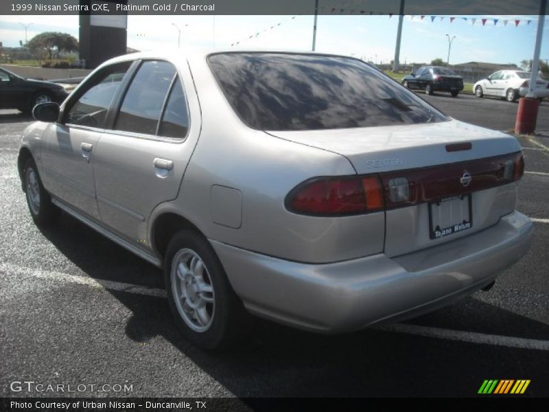 Platinum Gold / Charcoal 1999 Nissan Sentra GXE