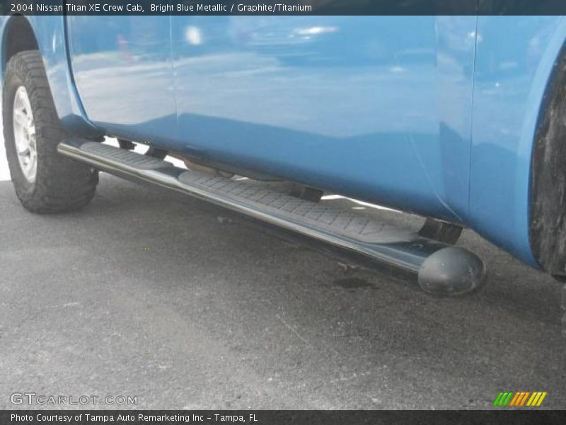 Bright Blue Metallic / Graphite/Titanium 2004 Nissan Titan XE Crew Cab