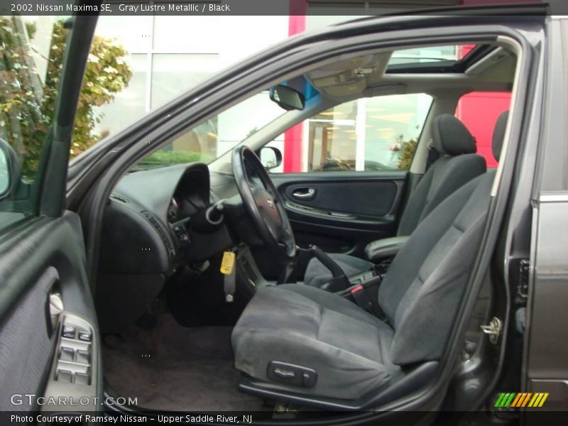 Gray Lustre Metallic / Black 2002 Nissan Maxima SE