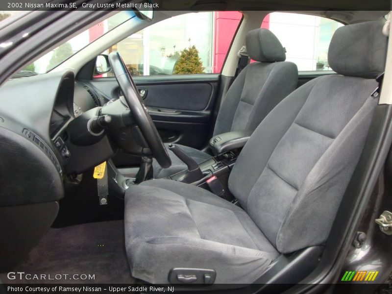 Gray Lustre Metallic / Black 2002 Nissan Maxima SE