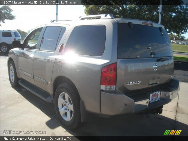 Granite / Graphite/Titanium 2007 Nissan Armada SE