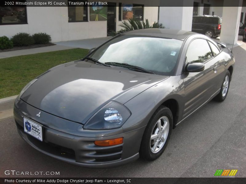 Titanium Pearl / Black 2002 Mitsubishi Eclipse RS Coupe