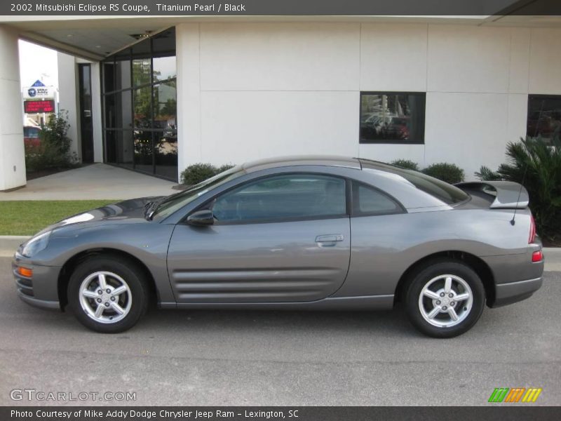Titanium Pearl / Black 2002 Mitsubishi Eclipse RS Coupe