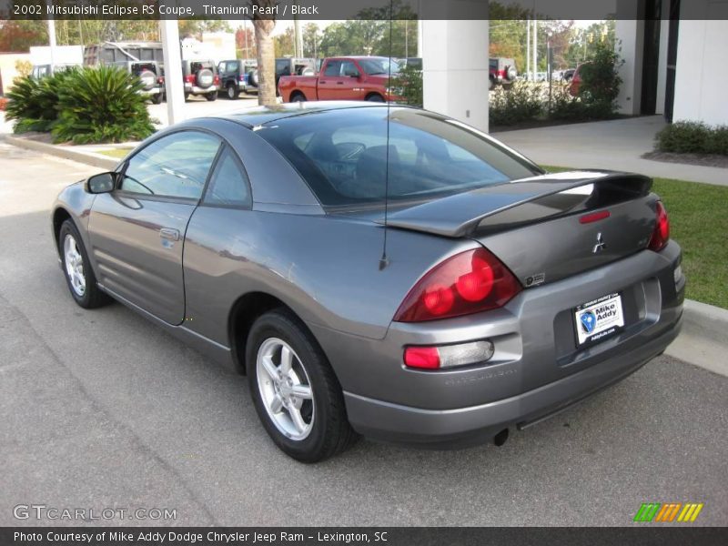 Titanium Pearl / Black 2002 Mitsubishi Eclipse RS Coupe