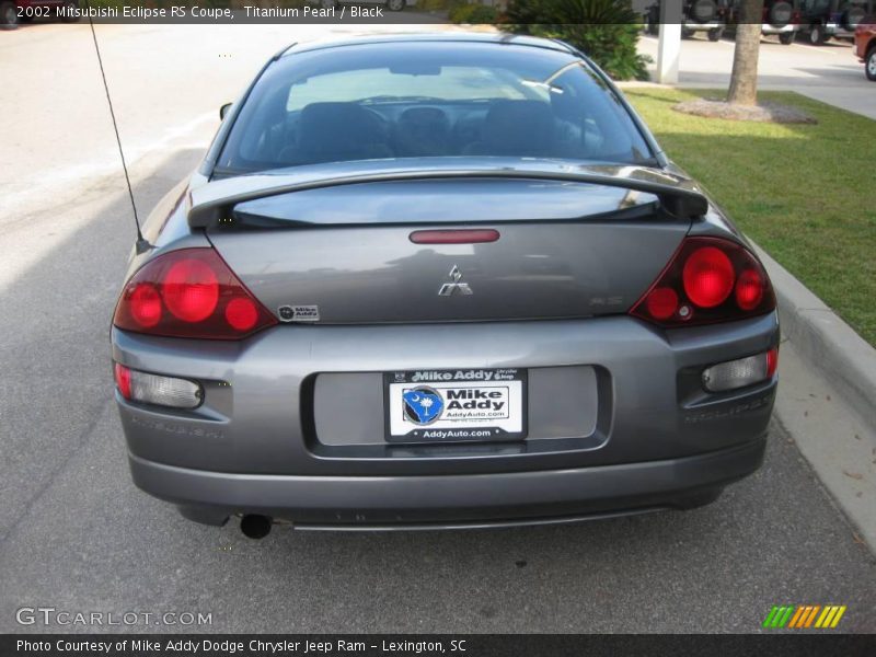 Titanium Pearl / Black 2002 Mitsubishi Eclipse RS Coupe