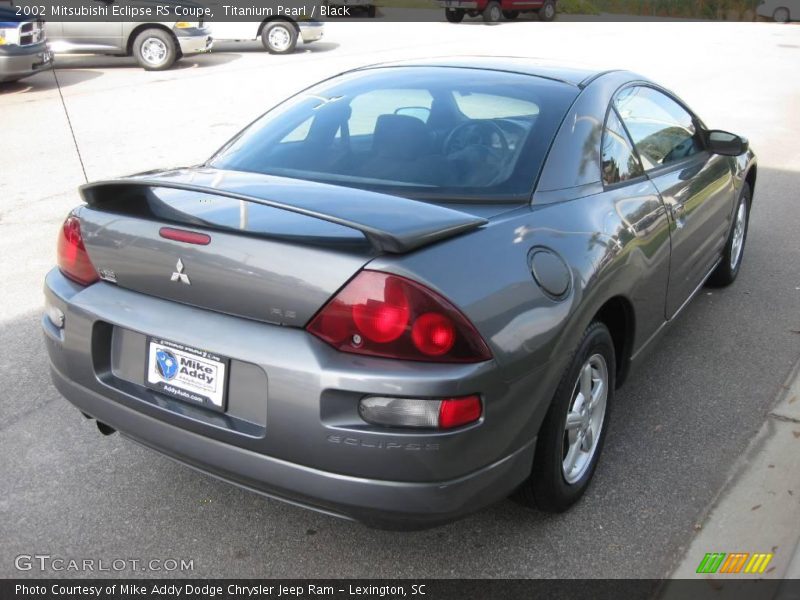Titanium Pearl / Black 2002 Mitsubishi Eclipse RS Coupe