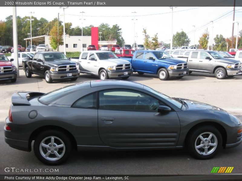 Titanium Pearl / Black 2002 Mitsubishi Eclipse RS Coupe