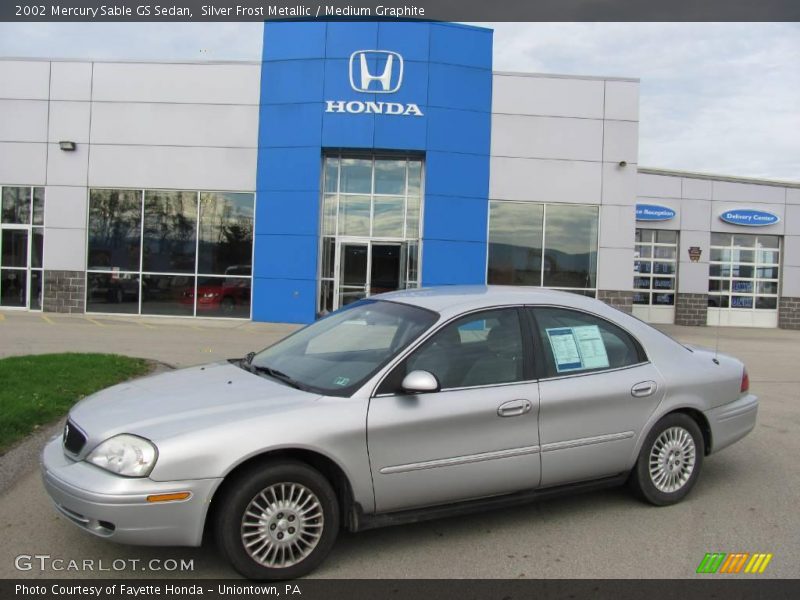 Silver Frost Metallic / Medium Graphite 2002 Mercury Sable GS Sedan