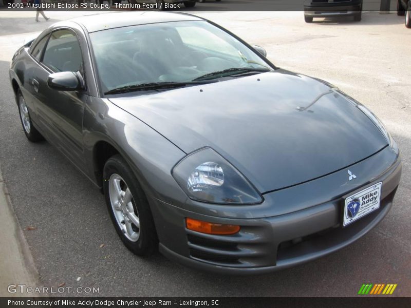 Titanium Pearl / Black 2002 Mitsubishi Eclipse RS Coupe