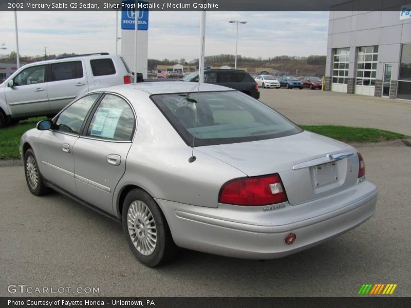 Silver Frost Metallic / Medium Graphite 2002 Mercury Sable GS Sedan