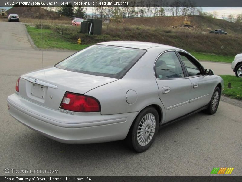 Silver Frost Metallic / Medium Graphite 2002 Mercury Sable GS Sedan