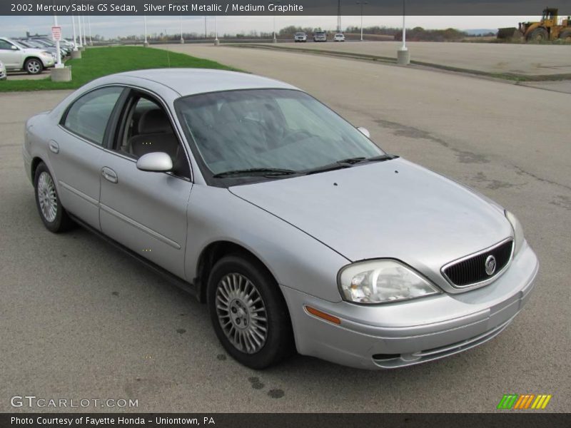 Silver Frost Metallic / Medium Graphite 2002 Mercury Sable GS Sedan