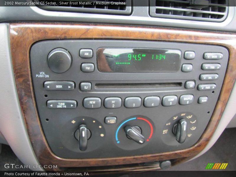 Silver Frost Metallic / Medium Graphite 2002 Mercury Sable GS Sedan