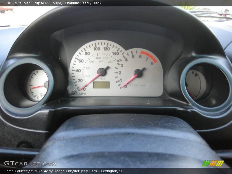 Titanium Pearl / Black 2002 Mitsubishi Eclipse RS Coupe