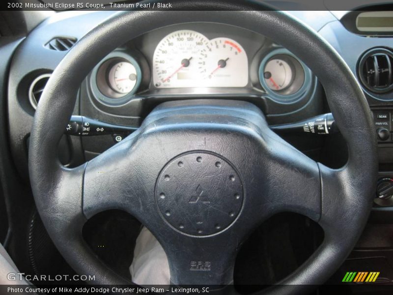 Titanium Pearl / Black 2002 Mitsubishi Eclipse RS Coupe