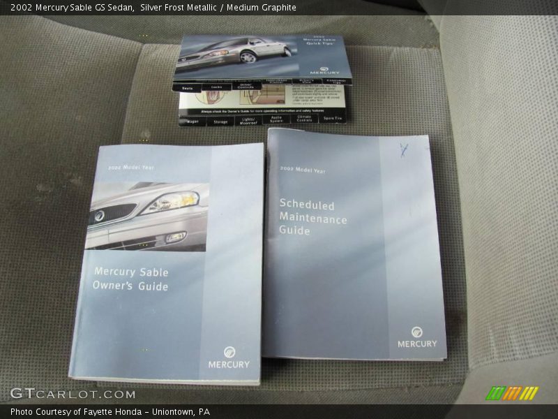 Silver Frost Metallic / Medium Graphite 2002 Mercury Sable GS Sedan