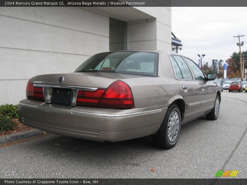 Arizona Beige Metallic / Medium Parchment 2004 Mercury Grand Marquis GS