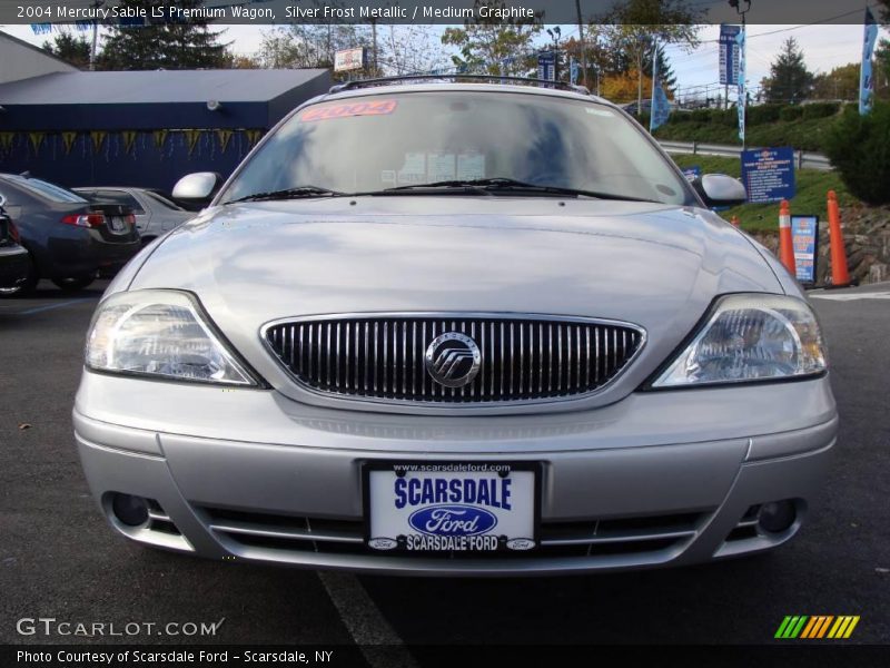 Silver Frost Metallic / Medium Graphite 2004 Mercury Sable LS Premium Wagon