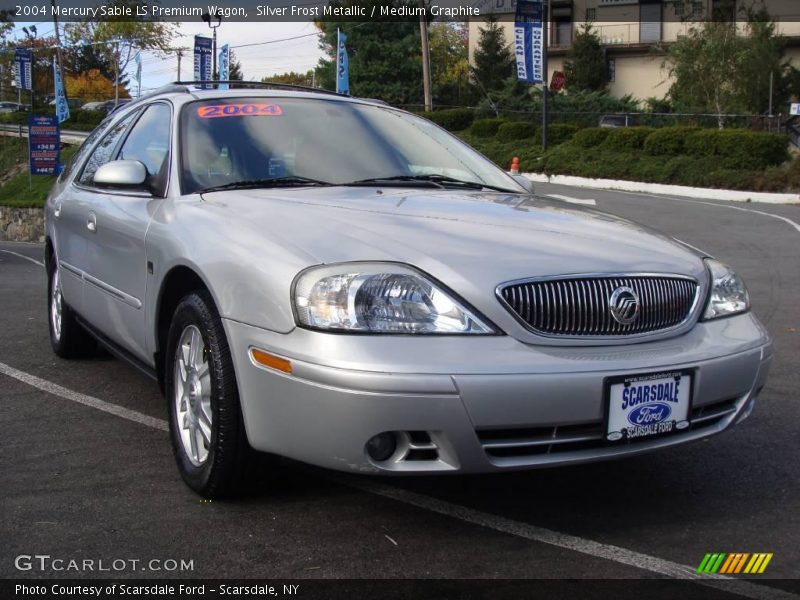 Silver Frost Metallic / Medium Graphite 2004 Mercury Sable LS Premium Wagon