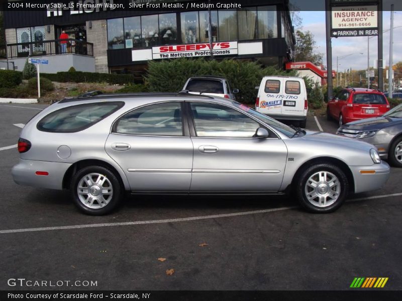 Silver Frost Metallic / Medium Graphite 2004 Mercury Sable LS Premium Wagon