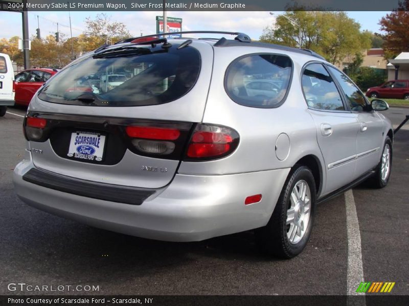 Silver Frost Metallic / Medium Graphite 2004 Mercury Sable LS Premium Wagon