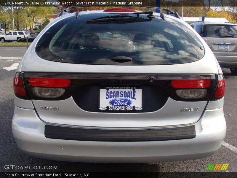 Silver Frost Metallic / Medium Graphite 2004 Mercury Sable LS Premium Wagon