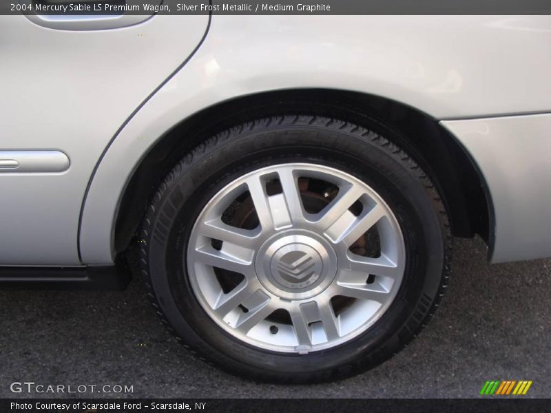 Silver Frost Metallic / Medium Graphite 2004 Mercury Sable LS Premium Wagon