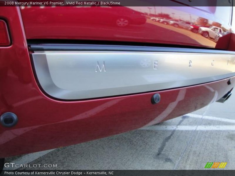 Vivid Red Metallic / Black/Stone 2008 Mercury Mariner V6 Premier