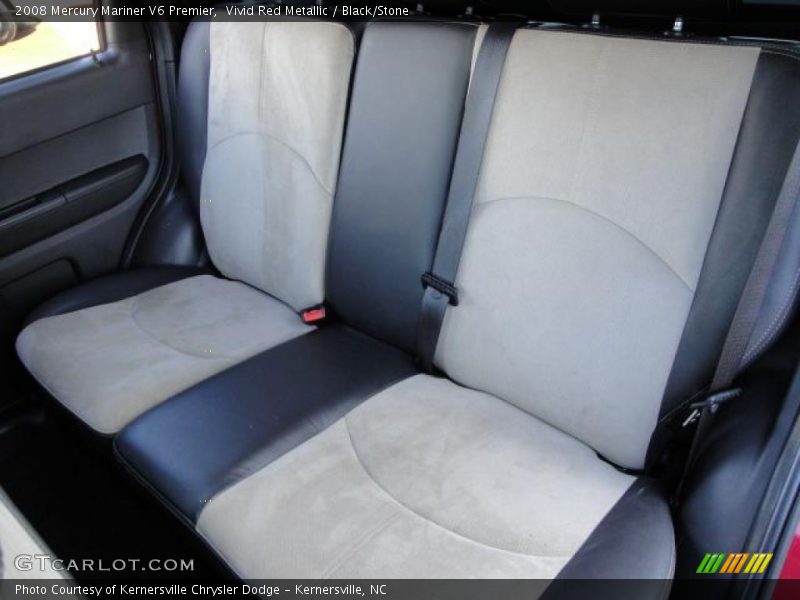 Vivid Red Metallic / Black/Stone 2008 Mercury Mariner V6 Premier