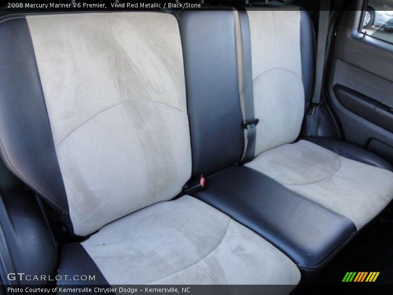 Vivid Red Metallic / Black/Stone 2008 Mercury Mariner V6 Premier