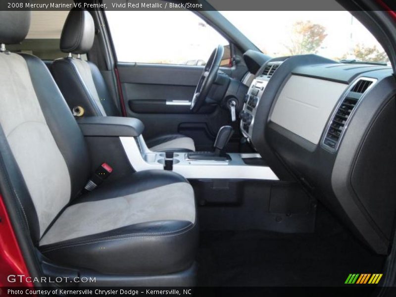 Vivid Red Metallic / Black/Stone 2008 Mercury Mariner V6 Premier