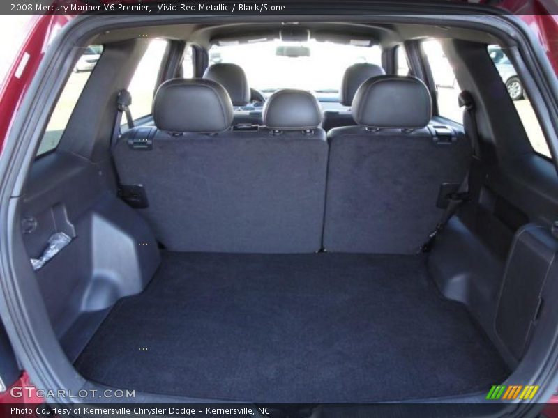 Vivid Red Metallic / Black/Stone 2008 Mercury Mariner V6 Premier