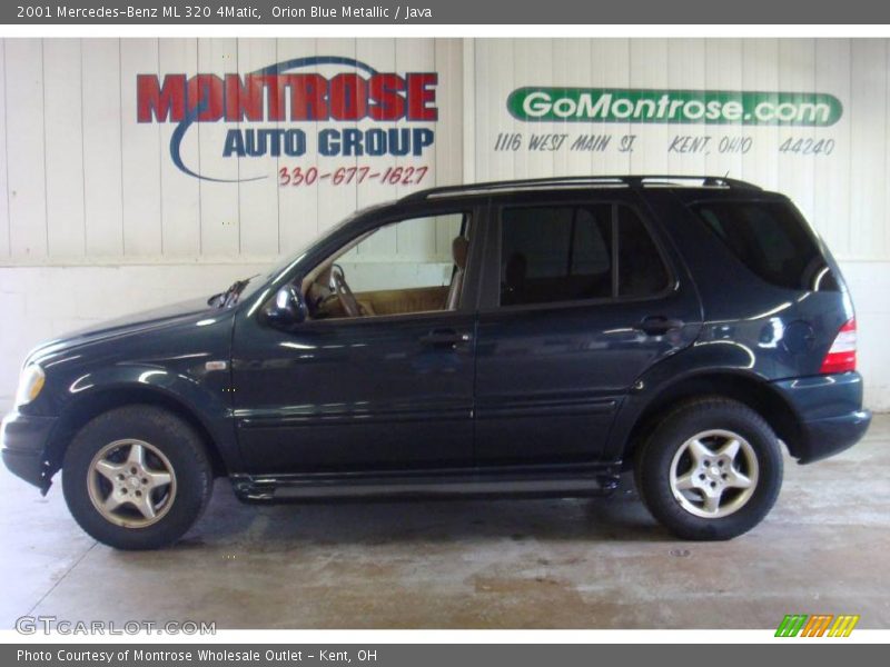 Orion Blue Metallic / Java 2001 Mercedes-Benz ML 320 4Matic
