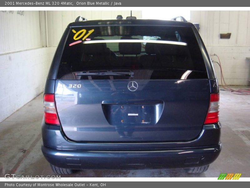 Orion Blue Metallic / Java 2001 Mercedes-Benz ML 320 4Matic