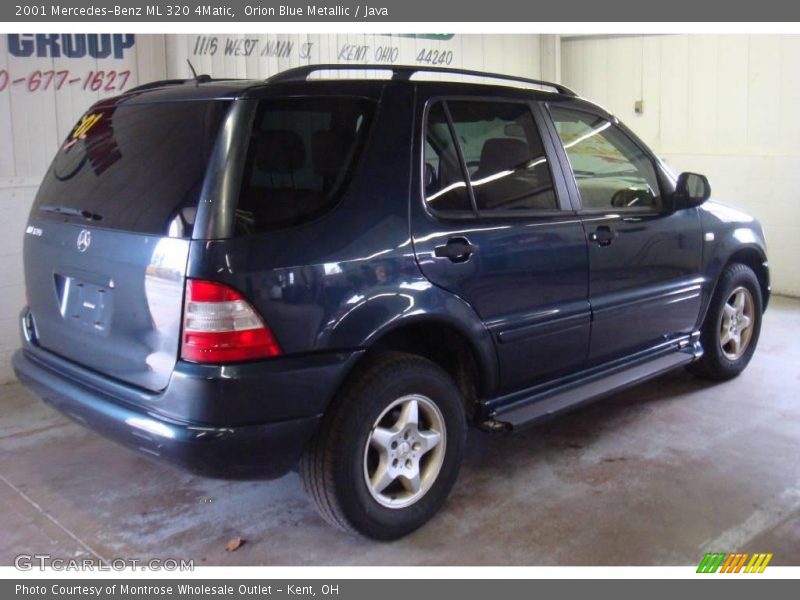 Orion Blue Metallic / Java 2001 Mercedes-Benz ML 320 4Matic