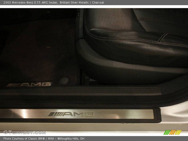 Brilliant Silver Metallic / Charcoal 2003 Mercedes-Benz E 55 AMG Sedan