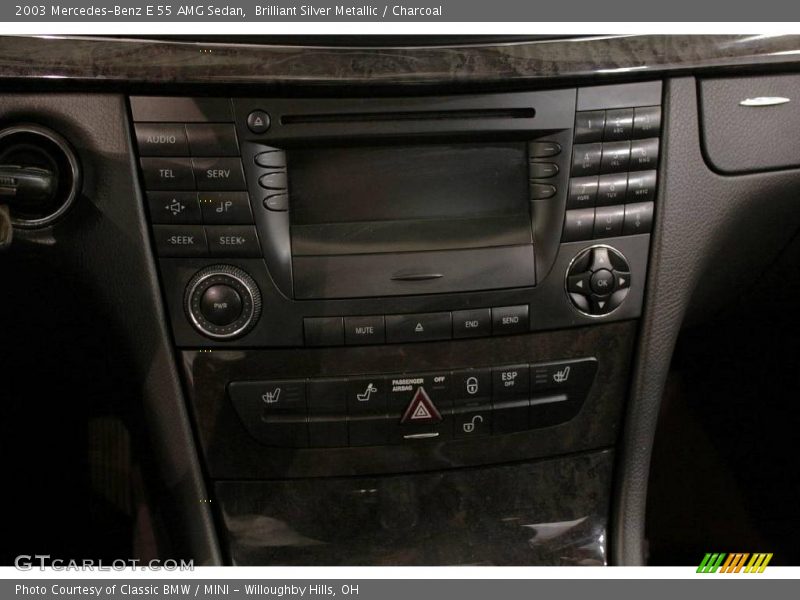 Brilliant Silver Metallic / Charcoal 2003 Mercedes-Benz E 55 AMG Sedan