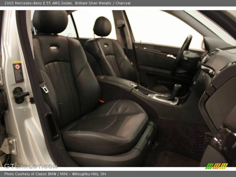 Brilliant Silver Metallic / Charcoal 2003 Mercedes-Benz E 55 AMG Sedan