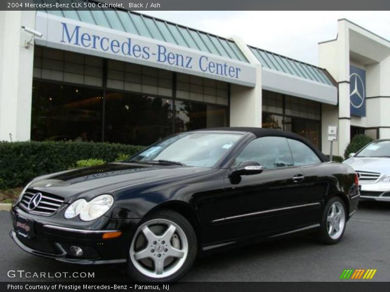 Black / Ash 2004 Mercedes-Benz CLK 500 Cabriolet