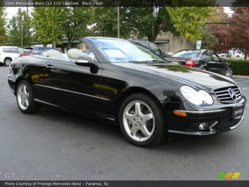 Black / Ash 2004 Mercedes-Benz CLK 500 Cabriolet