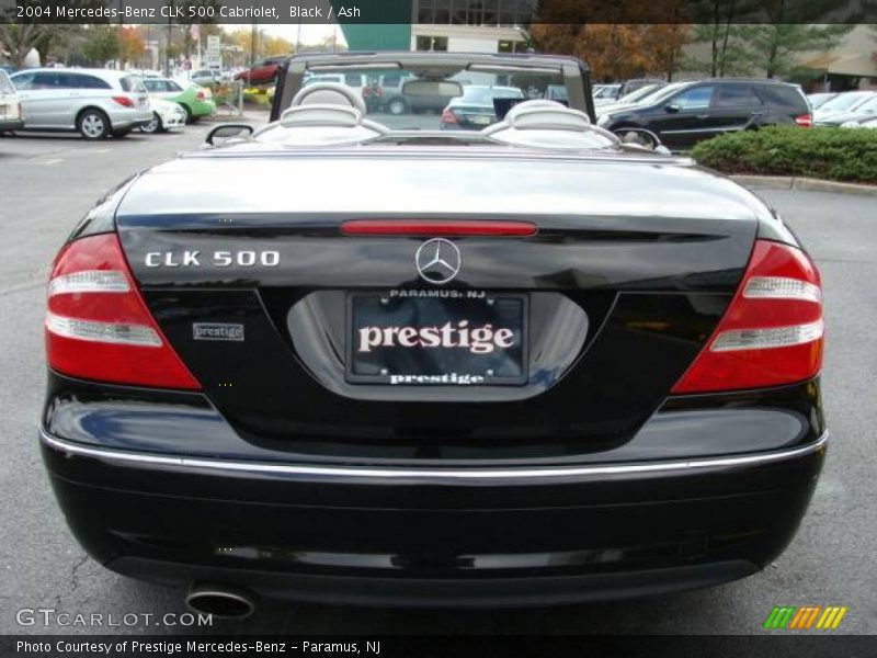 Black / Ash 2004 Mercedes-Benz CLK 500 Cabriolet