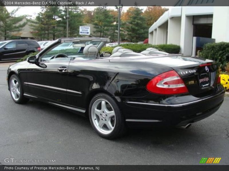 Black / Ash 2004 Mercedes-Benz CLK 500 Cabriolet