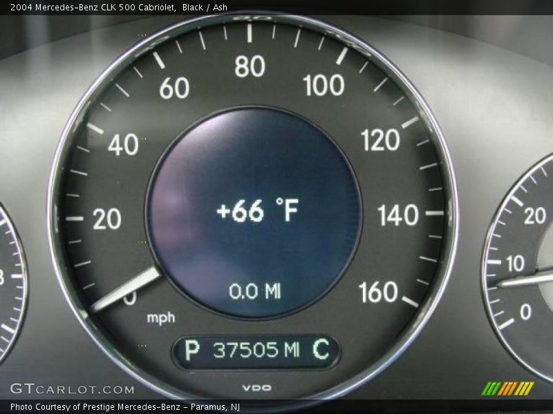 Black / Ash 2004 Mercedes-Benz CLK 500 Cabriolet