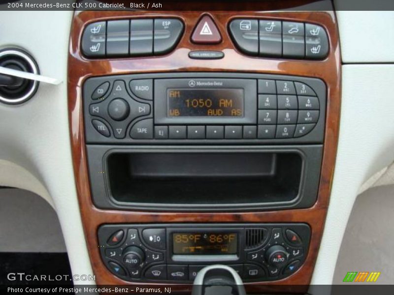 Black / Ash 2004 Mercedes-Benz CLK 500 Cabriolet
