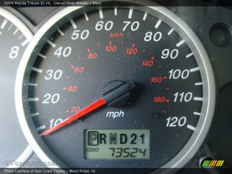 Glacier Silver Metallic / Black 2004 Mazda Tribute ES V6