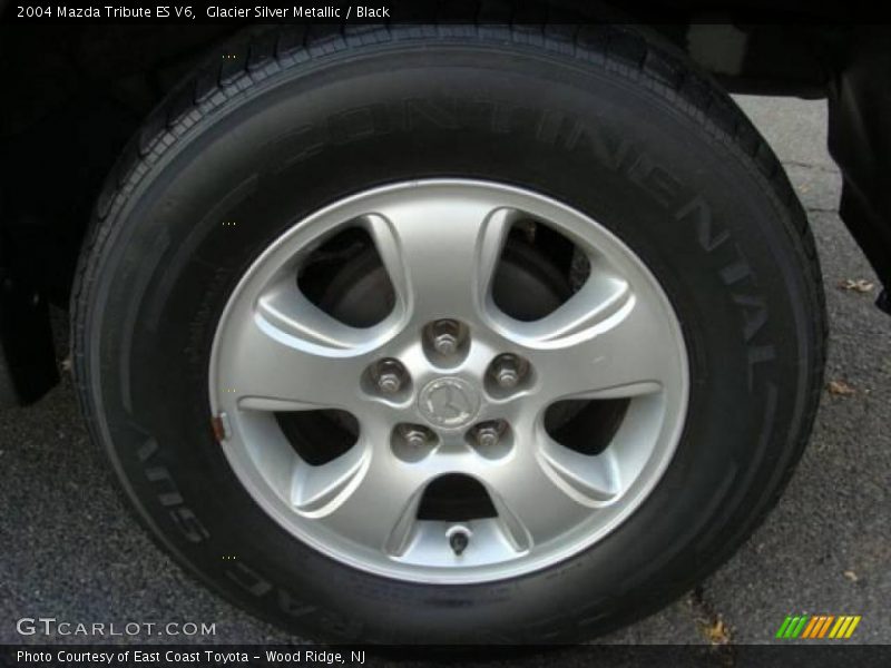 Glacier Silver Metallic / Black 2004 Mazda Tribute ES V6