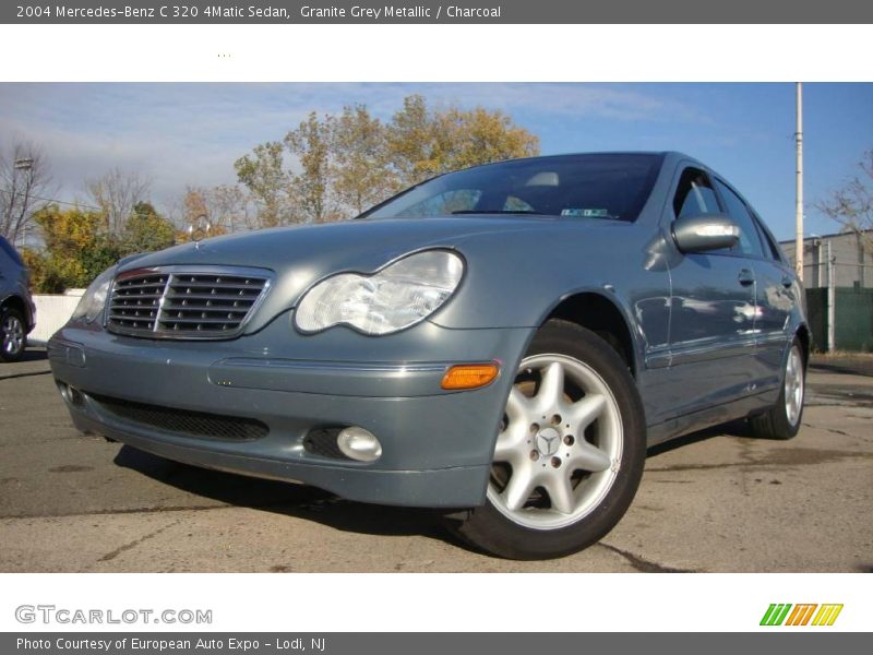 Granite Grey Metallic / Charcoal 2004 Mercedes-Benz C 320 4Matic Sedan