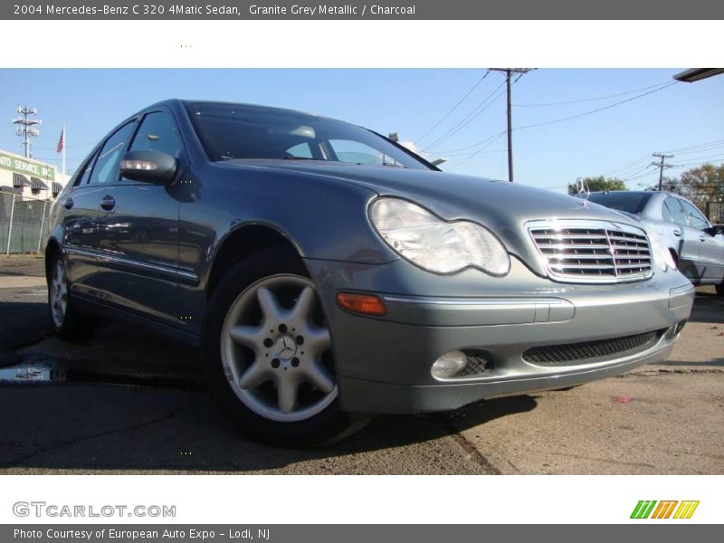 Granite Grey Metallic / Charcoal 2004 Mercedes-Benz C 320 4Matic Sedan